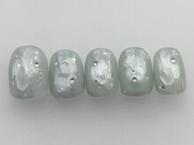 アイネイルズ 池袋店(I-nails)/きらきらグリーン