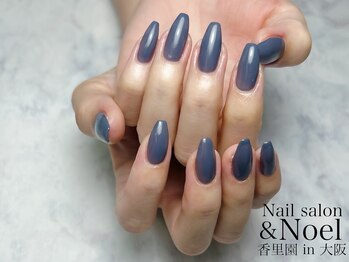 ノエル(Noel)/くすみブルーネイル
