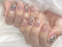 モカ 心斎橋(moca by Lee)/【Aina】チェックネイル