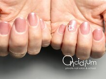 オンシジューム(Oncidium)/シンプルネイル♪