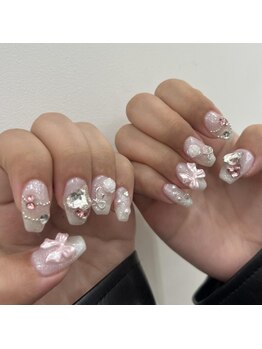 アングゥ ウル(ungu ul)/ホワイトピンク