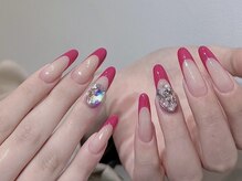 Best Nail 銀座店【ワンホンネイル・スカルプ・パラジェル・上品ジェルネイル】/長さ出しフレンチネイル