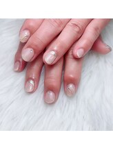 アートネイル ギャラリー(Art nail Gallery)/大人可愛いシンプルピンクネイル