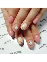 ネイルトレード 西荻窪店(NAIL TRADE)/エスニックボーダーネイル