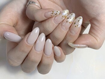 リーフ 海田店(LEAF)/キラキラシェルネイル