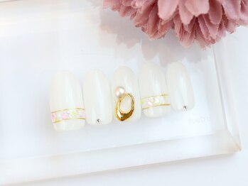 ツメトトノウ/綺麗め☆ホワイトネイル