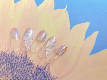 ネイルサロン&スクール ジーナ(GINA)/カラフルお花ネイル