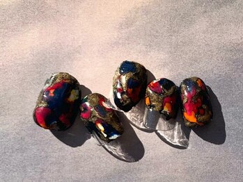 ゆびノさき イバラキシ(ibarakishi)/ブラックニュアンス