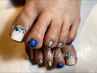 ≪☆初回オフ無料☆≫FOOT◆デザインコース （アート4本まで）￥8500⇒￥8000