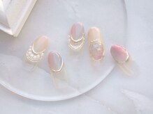 ネイル スパ ココプラス(Nail spa Cocoplus)/ふんわりニュアンスネイル
