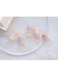 ふんわりニュアンスネイル