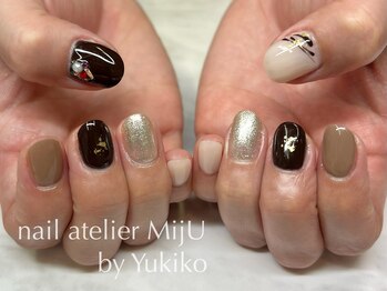 ネイル アトリエ ミジュ(nail atelier MijU)/チョコレートネイル
