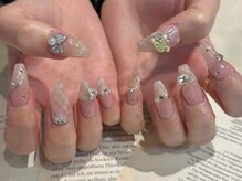 アイネイルズ 三宮店(I nails)/ナチュラル繊細チェック￥9500