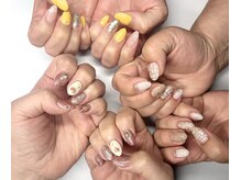 オンショントゥー(enchanteur)/お友達同士ok! ネイルアート