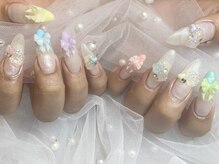 プラス セカンド(Plus 2nd)/カラフルフレンチネイル♪