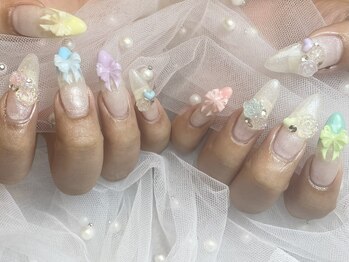 プラス セカンド(Plus 2nd)/カラフルフレンチネイル♪