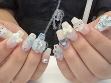 フェイン 青山店(fein.)/水色♪推しネイルにもオススメ！