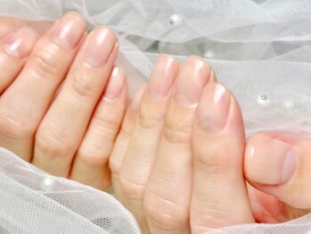 つめピス/自爪風ネイル