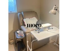 モコ(moco.)の雰囲気(ふわふわソファーでゆったりネイル時間^^)