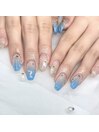 シェル×ブルーグラデーション