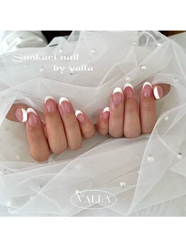 サンカリネイル バイ ヴァラ イオンモール新居浜店(sankari nail by VALLA)/韓国発VALLANAILフレンチネイル