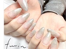ツインネイル 塩釜口店(twin.nail)/ラメグラデーション