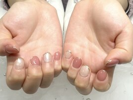 ミラーフレンチネイル