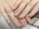 ヌードネイルスタジオ 立川店(Nude Nailstudio)の写真/大人可愛い指先へ！ワンカラーやラメグラ、マグネットやフラッシュネイルで輝く♪