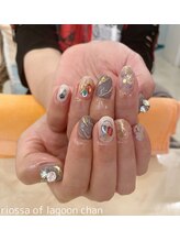 リオッサ オブ ラグーン(RIOSSA of Lagoon)/エスニックｘ金箔ネイル