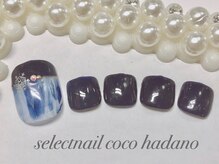 セレクトネイル ココ 秦野店(SELECT NAIL COCO)/フット 冬アート