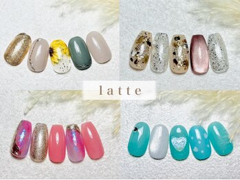 ラテ(latte)の写真/《韓国ネイル¥3,990》郡山のトレンド女子必見♪ネイリストAYAKA限定の最新デザインネイル