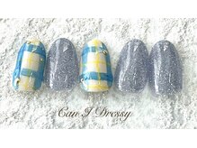 キャンアイ ドレッシー 横須賀中央店(Can i Dressy)/冬チェックネイル￥7000