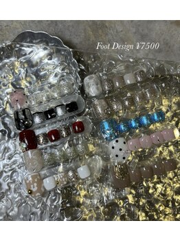 ファーストネイルアンドアイラッシュ(1st NAIL&eyelash)/7500円　フットデザイン