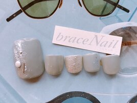 秋フットネイル