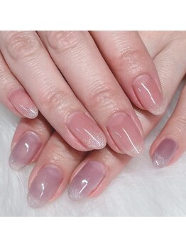 エクラ(E'clat)/春色マグネットネイル♪