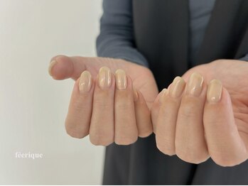 フェリークネイル(feerique nail)/オフィス/シンプルネイル/圓山