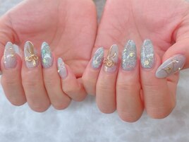 結晶×リボンネイル♪
