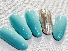 チェリーズネイル(Cherrys Nail)/水色 ポイントネイル