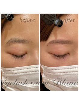 アイラッシュサロン ブラン イオンモール天童店(Blanc)/before/after★美眉+マツパ