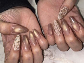 ベージュピンクマグネット