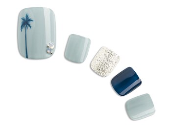 プラスネイル 北千住東口店(PLUS NAIL)/【1424】夏アートネイル￥9,889