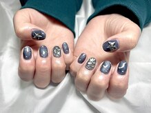 ヤシネイル(Yashi Nail)/ゴージャス持込　星ネイル