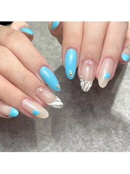 ネイルズ ヒマワリ(Nails Himawari)/【前田担当】持ち込みデザイン