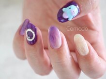 ネイル アトリエ コモード(nail atelier Comodo)/推し活ネイル [BTSブルー]