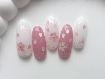 桜ネイル/7000円