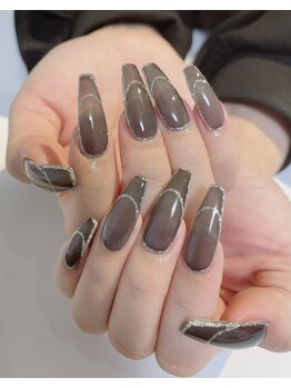 ネイルサロン エフ(ef)/シアーブラック