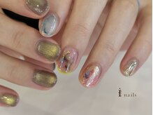 アイネイルズ 吉祥寺店(I nails)/モードカラフルちぐはぐ