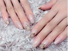 ネイルマジック 仙台一番町店(NAIL MAJIC)/ミラーニュアンスネイル☆¥9900