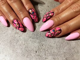 ピンクニュアンスネイル