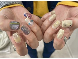 ちぐはぐネイル☆